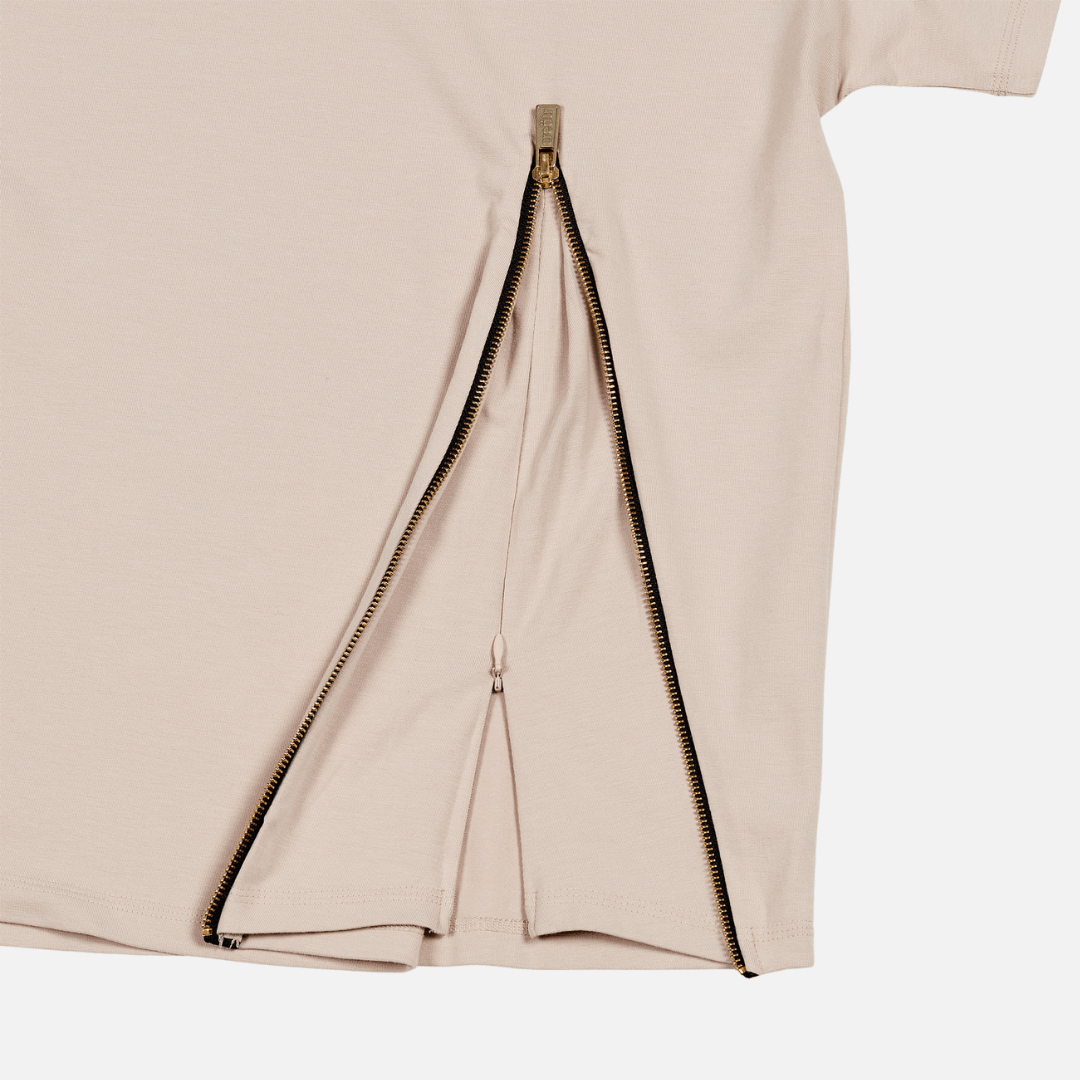 CloseUp vom creätr T-Shirt Reisverschlüssen